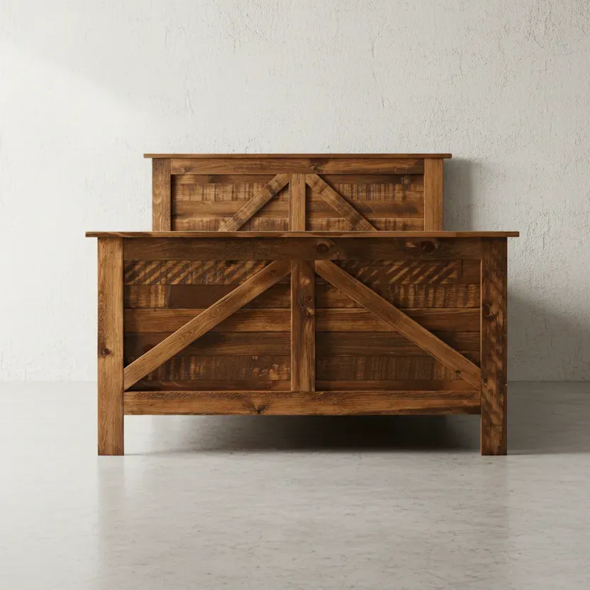 Barnboard Bed